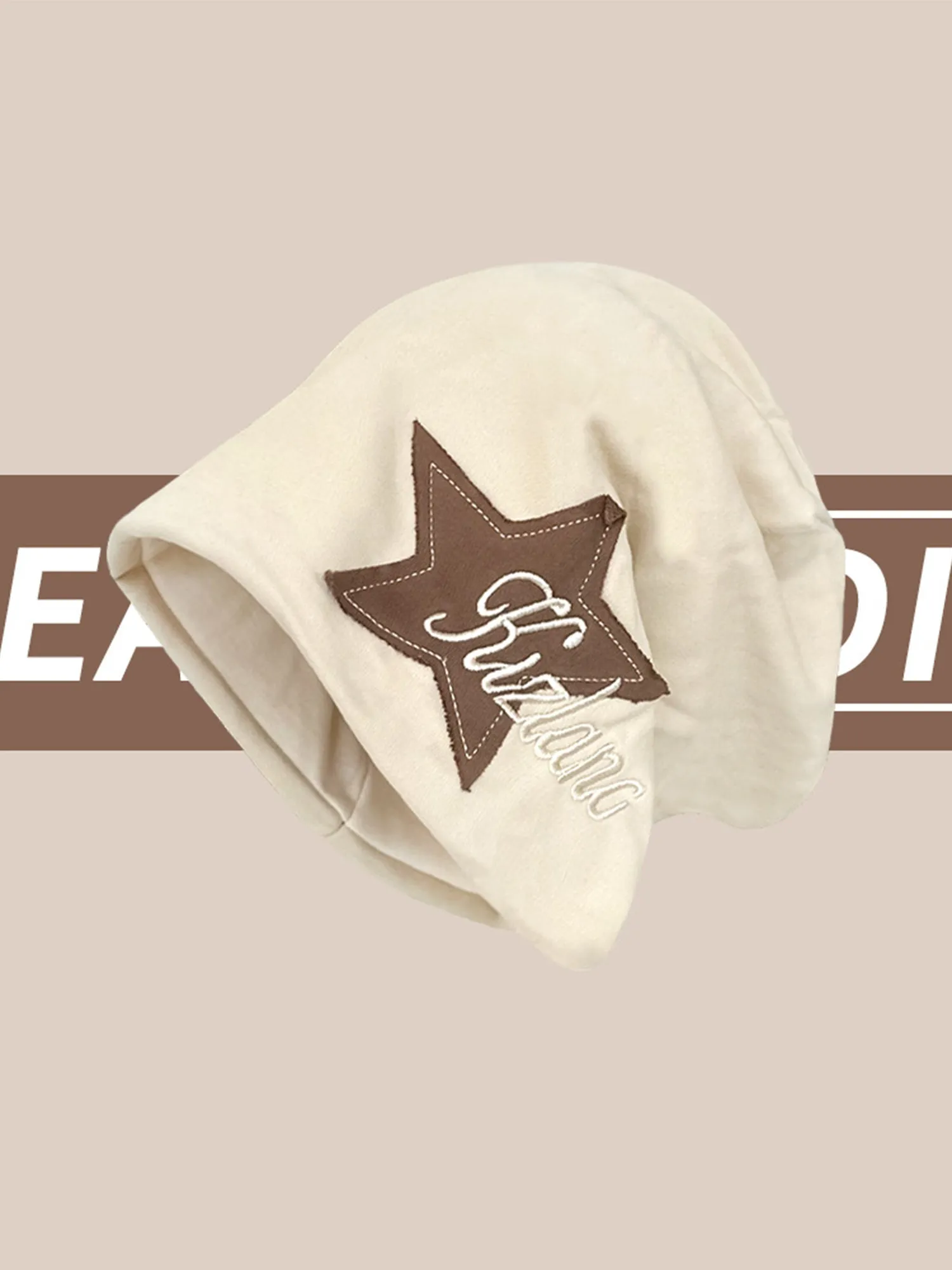 Thesupermade Star Embroidered Wrap Hat - 1703