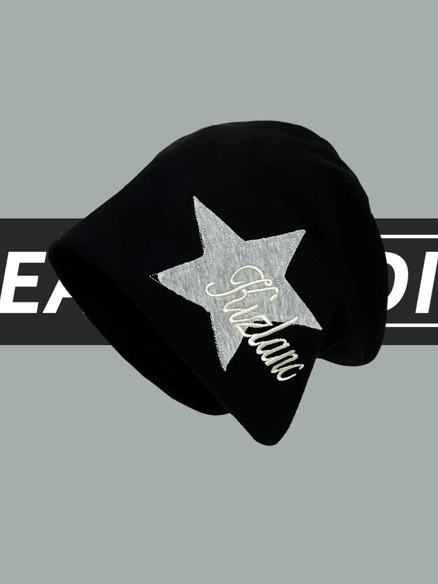 Thesupermade Star Embroidered Wrap Hat - 1703