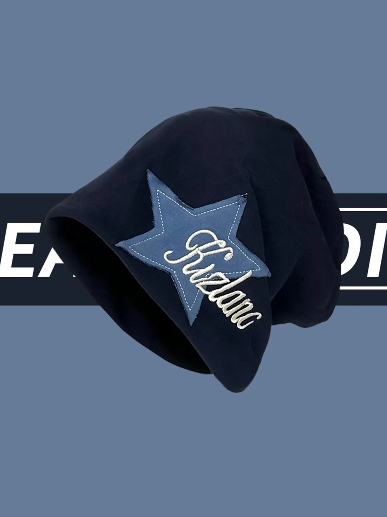 Thesupermade Star Embroidered Wrap Hat - 1703