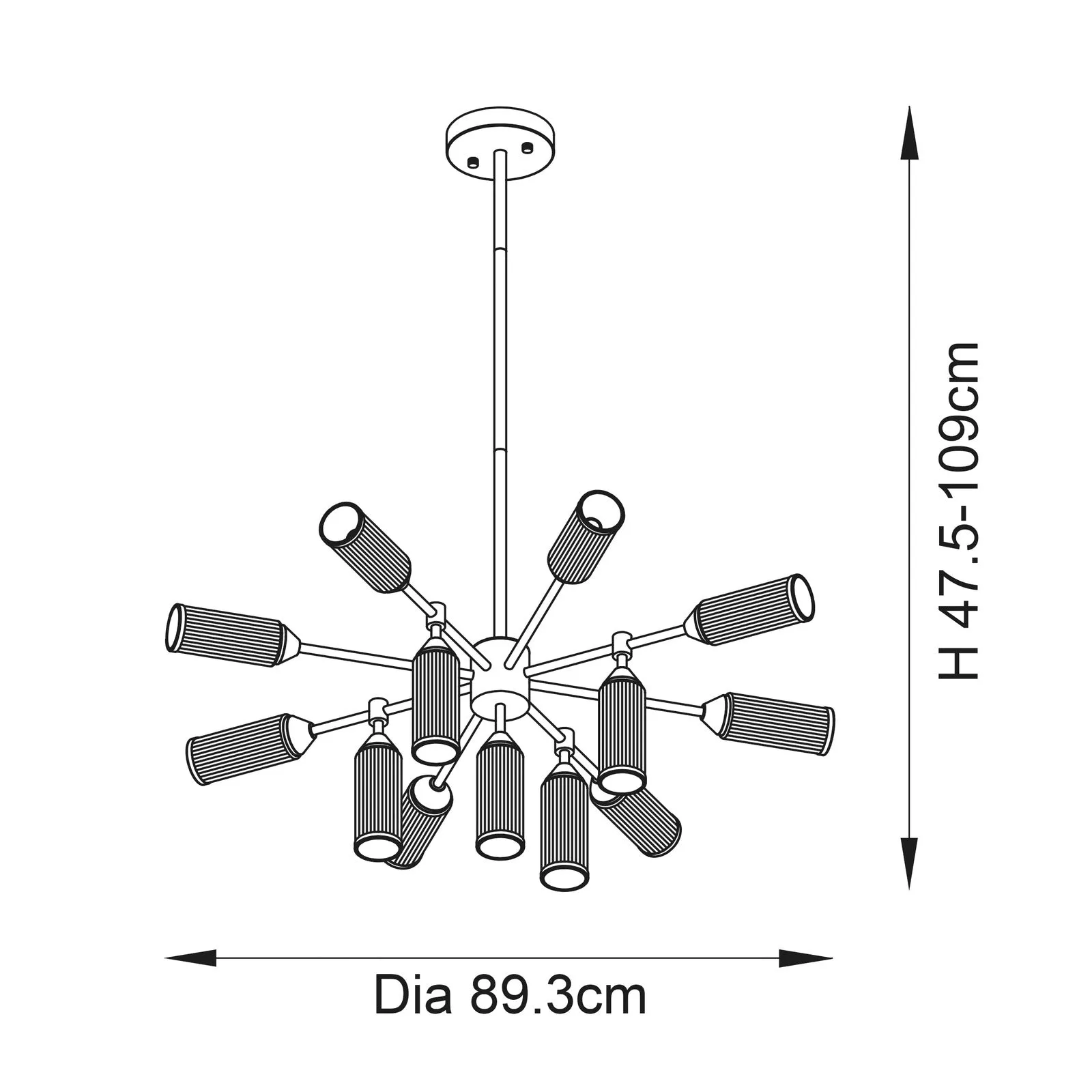 Toulouse 13-Light Chandelier