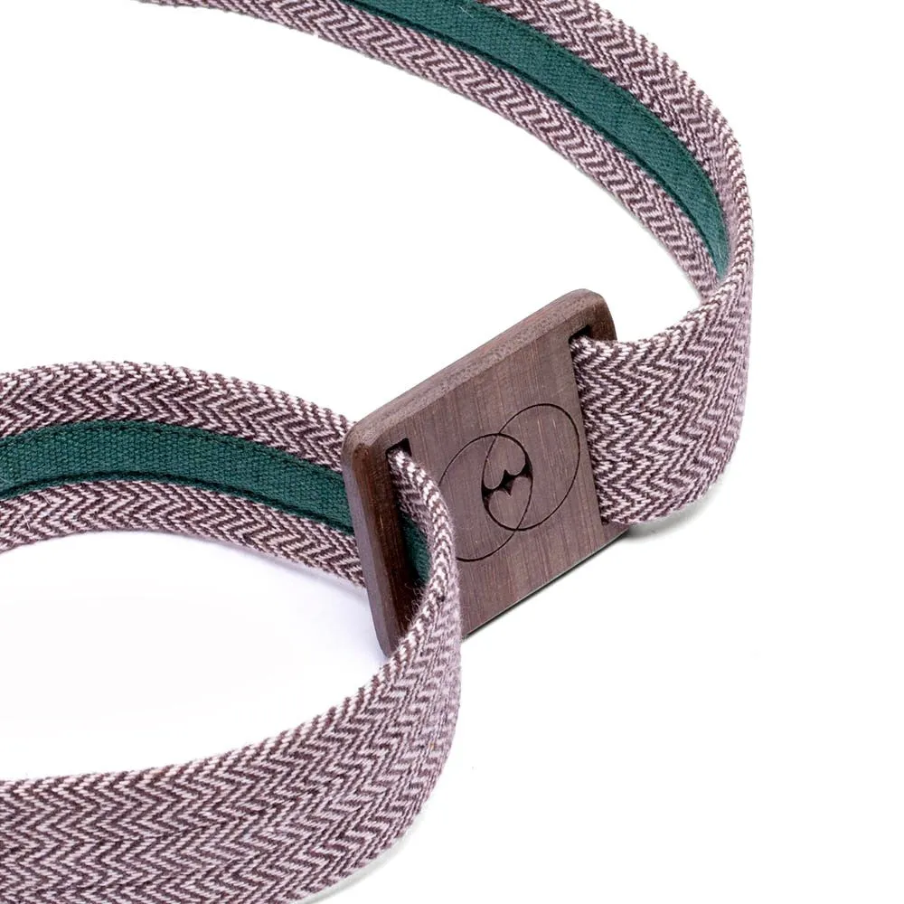 Vegan belt spiga brown GAU012