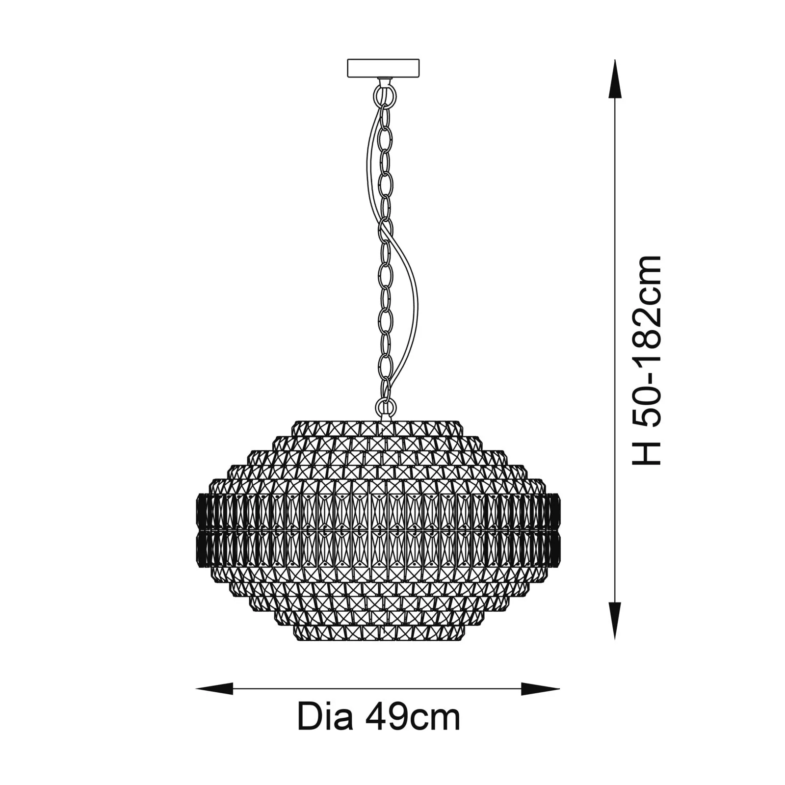 Victoria 5-light Pendant