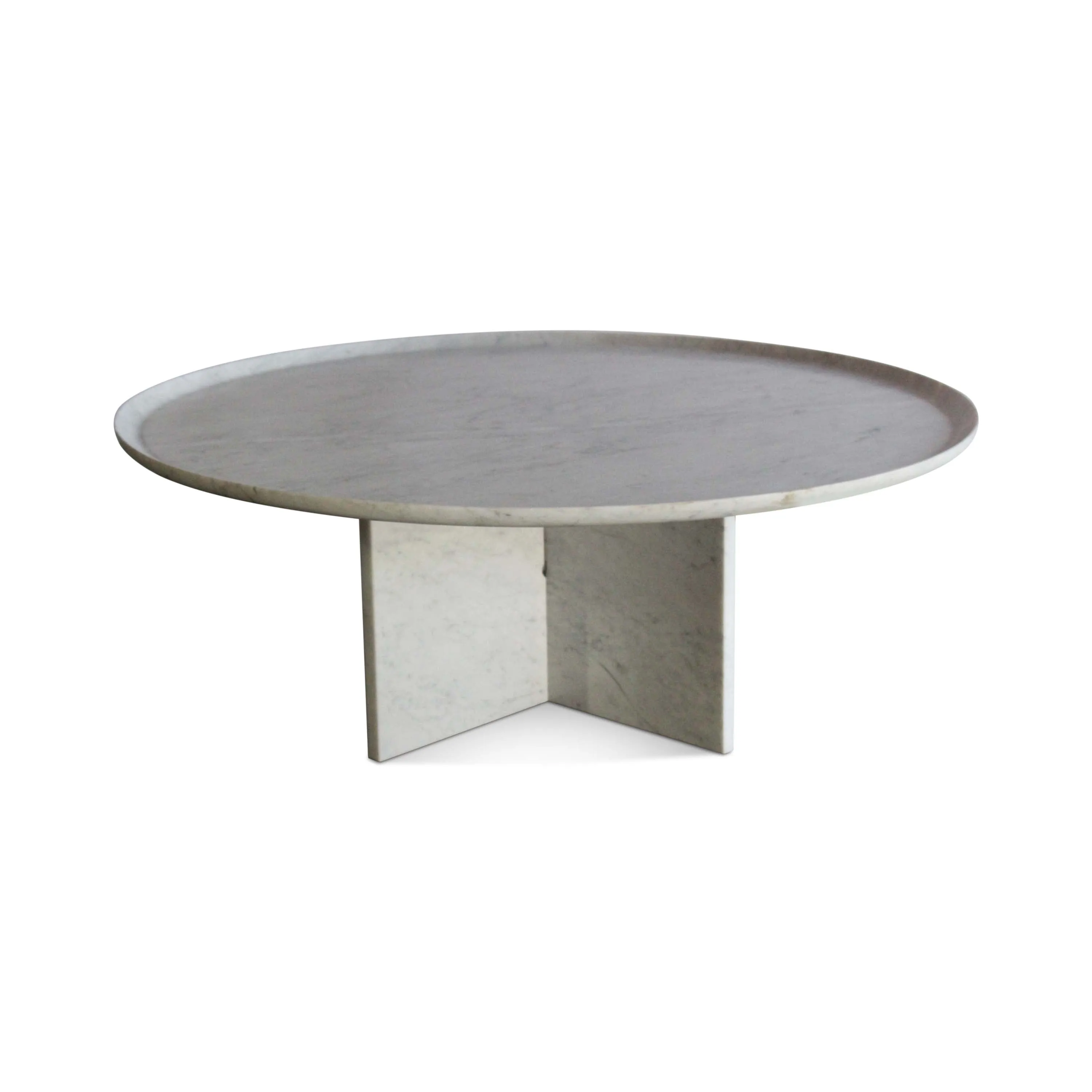 Vintage Carrara Marble Coffee Table, Italy, 1970s