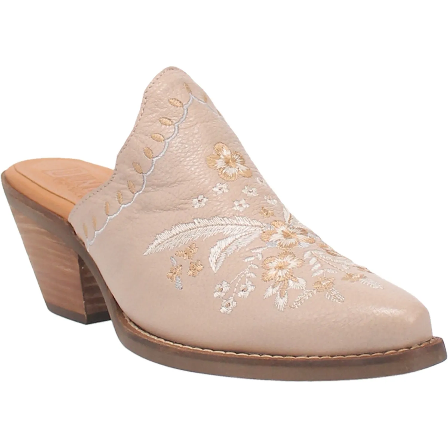 WILDFLOWER LEATHER MULE